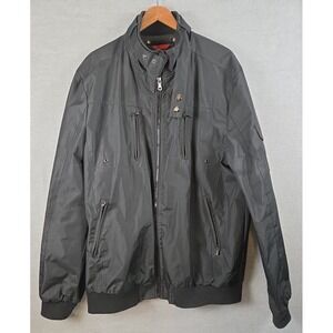 Spire‎ Premium Men's XL Bomber Draft Jacket Lined Black Water Resistant Pockets